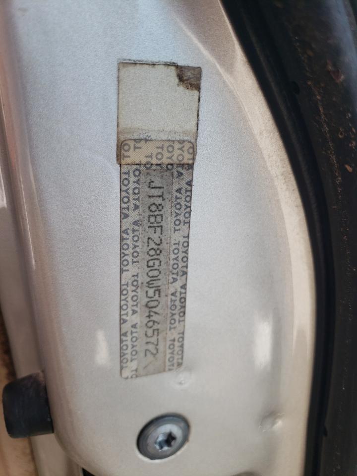 1998 Lexus Es 300 VIN: JT8BF28G0W5046572 Lot: 46247444