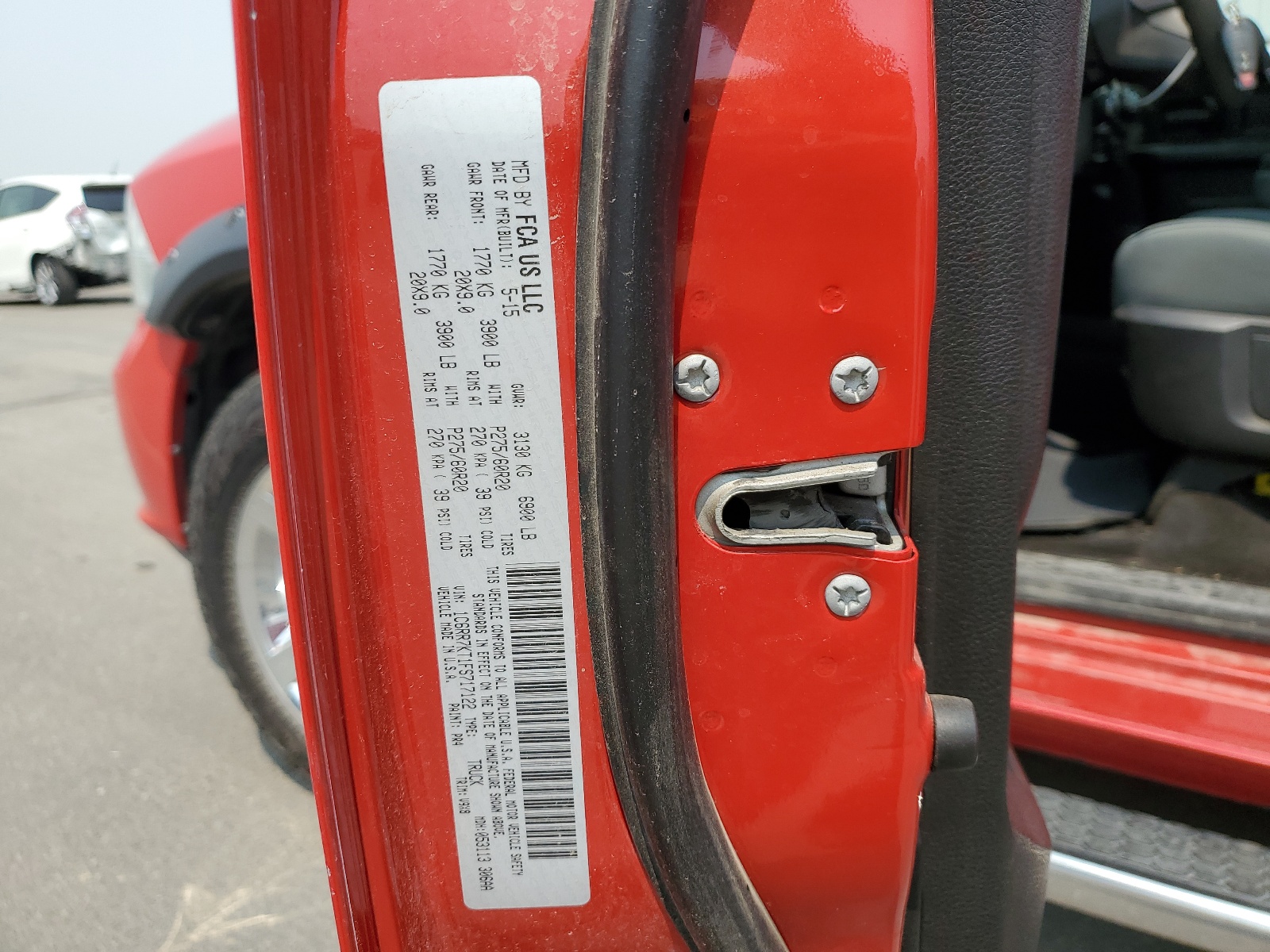 1C6RR7KT1FS717122 2015 Ram 1500 St