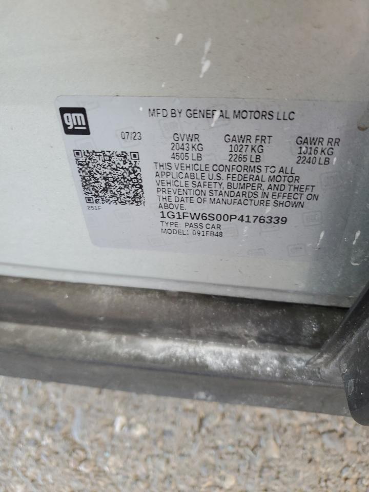 2023 Chevrolet Bolt Ev 1Lt VIN: 1G1FW6S00P4176339 Lot: 64509894