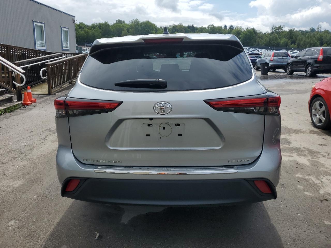 2022 Toyota Highlander L VIN: 5TDBZRBH3NS594657 Lot: 65318844