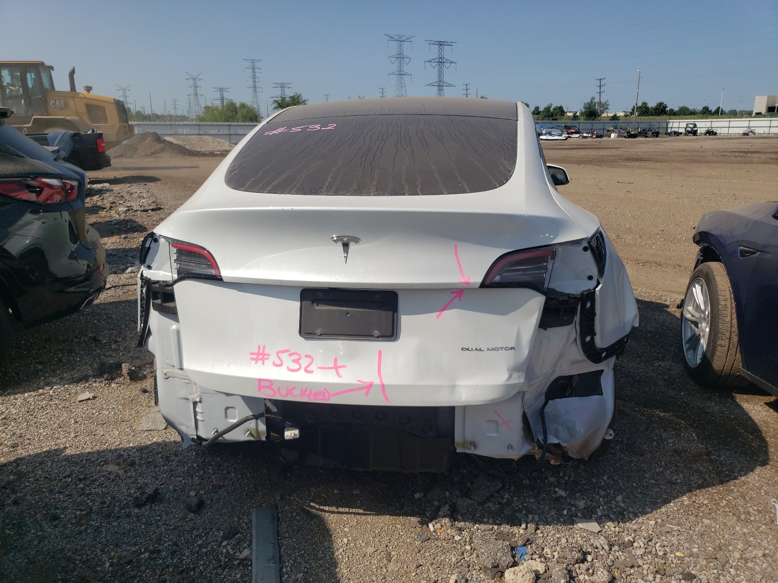 5YJYGDEE7MF117155 2021 Tesla Model Y