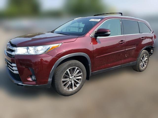  TOYOTA HIGHLANDER 2019 Бордовий