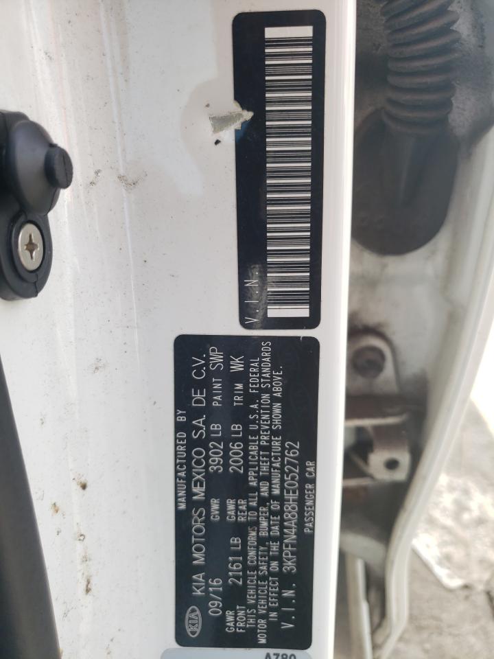 2017 Kia Forte Ex VIN: 3KPFN4A88HE052762 Lot: 64705864