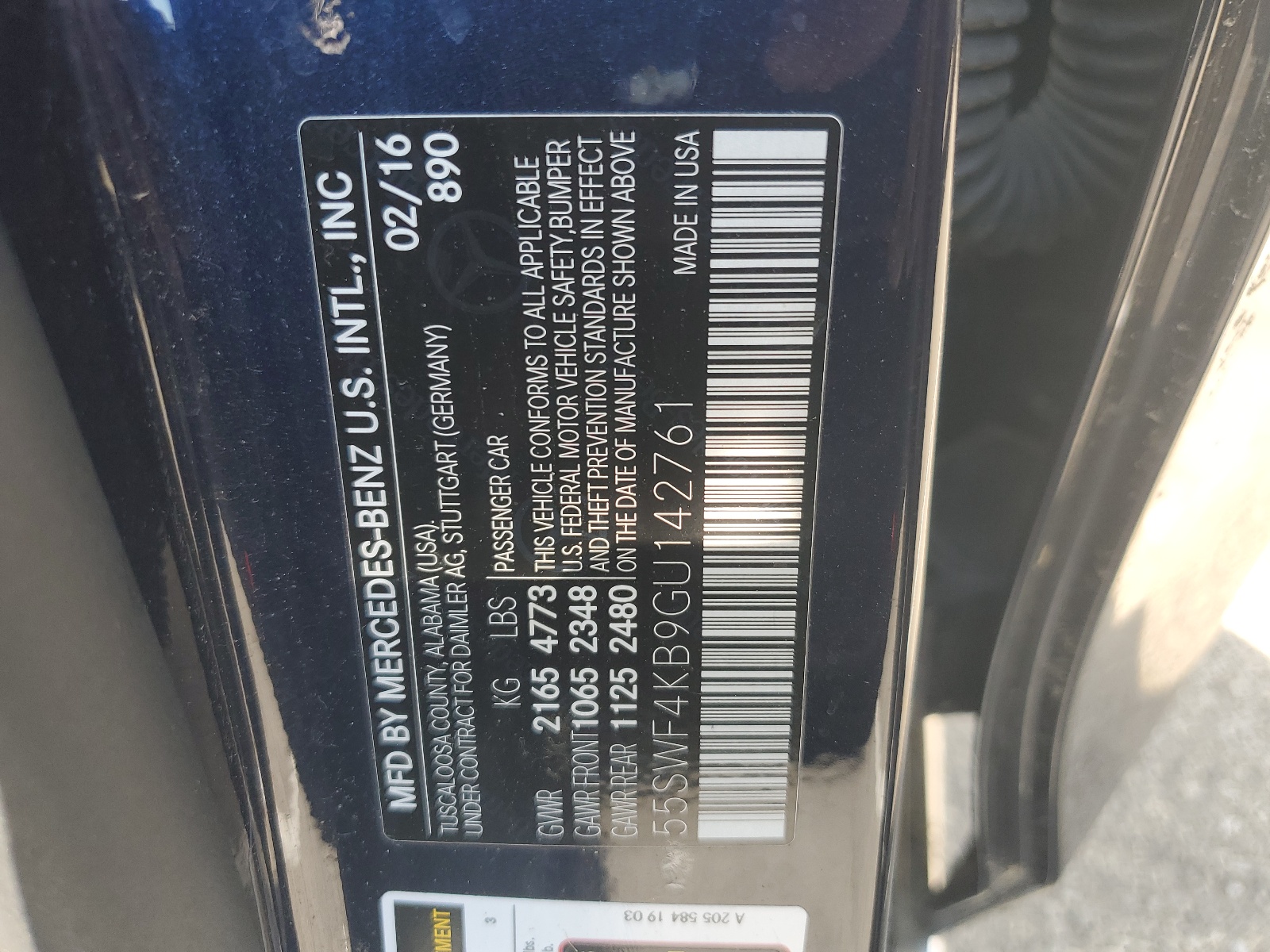 55SWF4KB9GU142761 2016 Mercedes-Benz C 300 4Matic