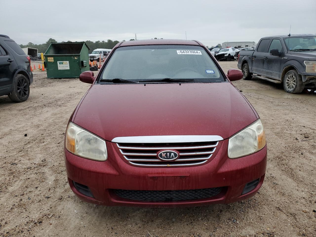 2007 Kia Spectra Ex VIN: KNAFE121075464312 Lot: 64323964