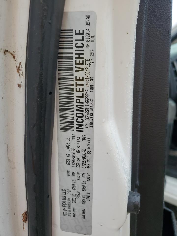 2017 Ram 3500 VIN: 3C7WRSBL1HG629747 Lot: 63617774