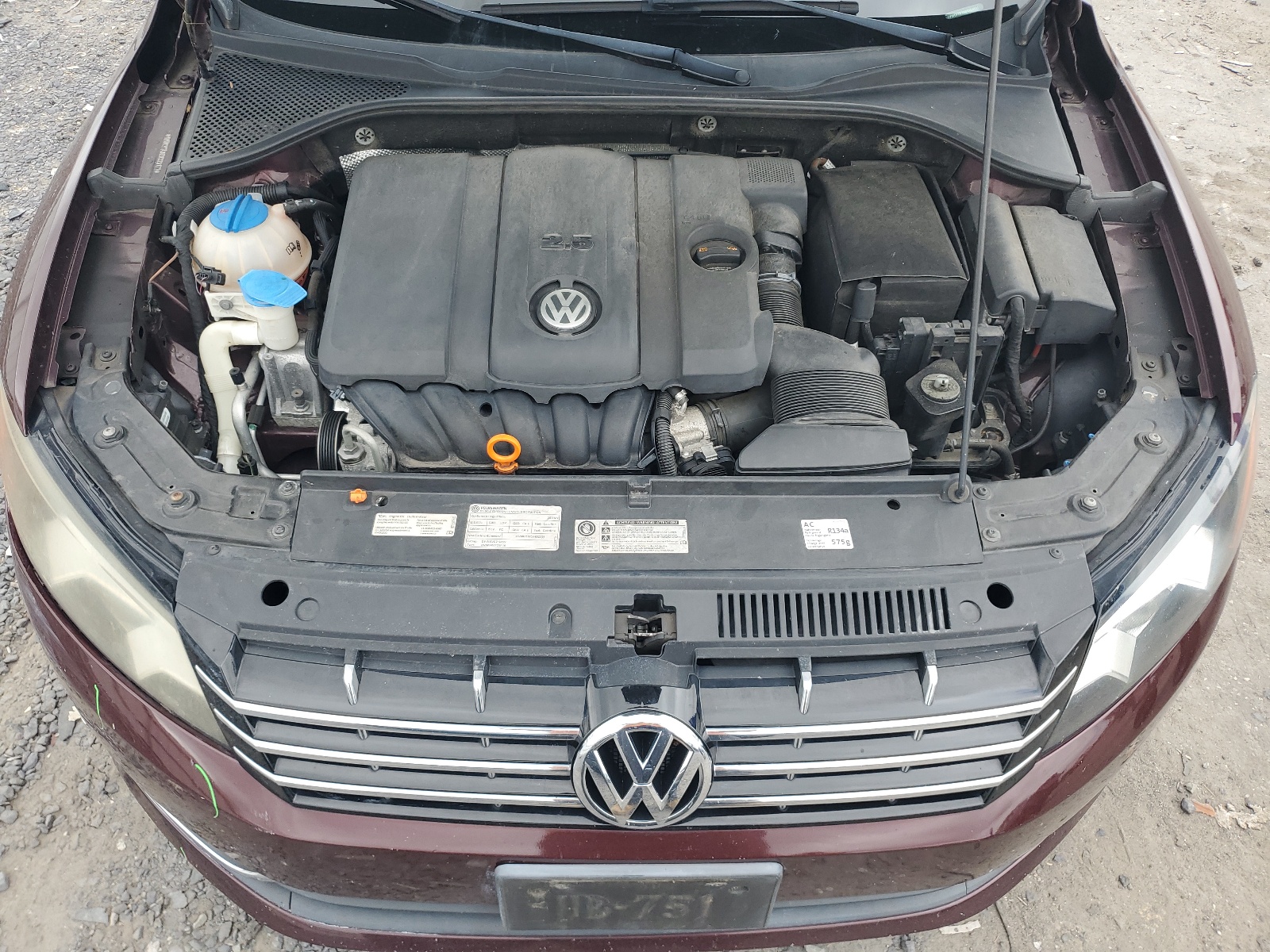 1VWCP7A30DC029171 2013 Volkswagen Passat Sel