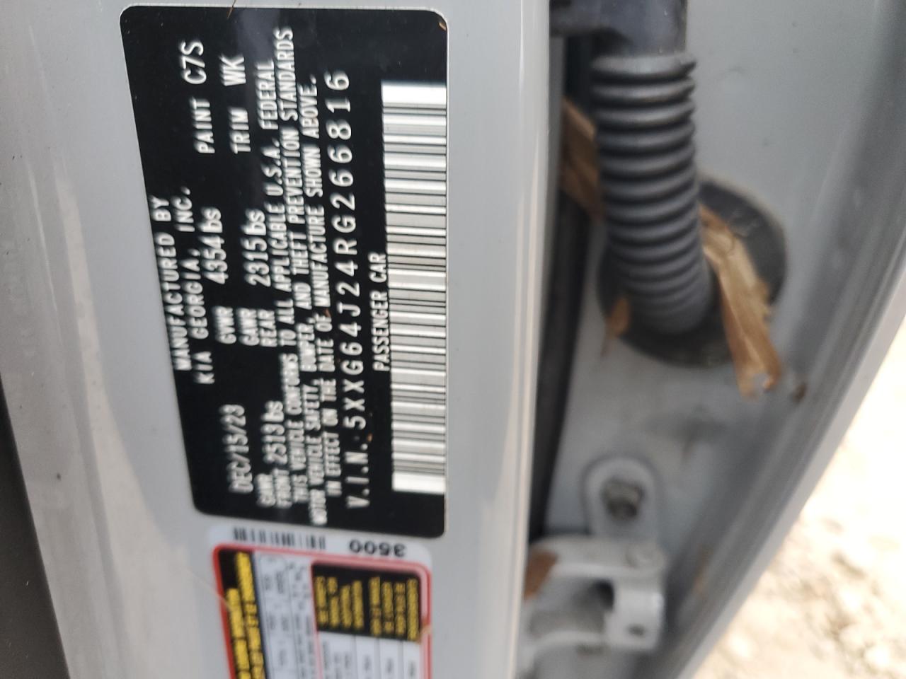 2024 Kia K5 Gt Line VIN: 5XXG64J24RG266816 Lot: 61448984