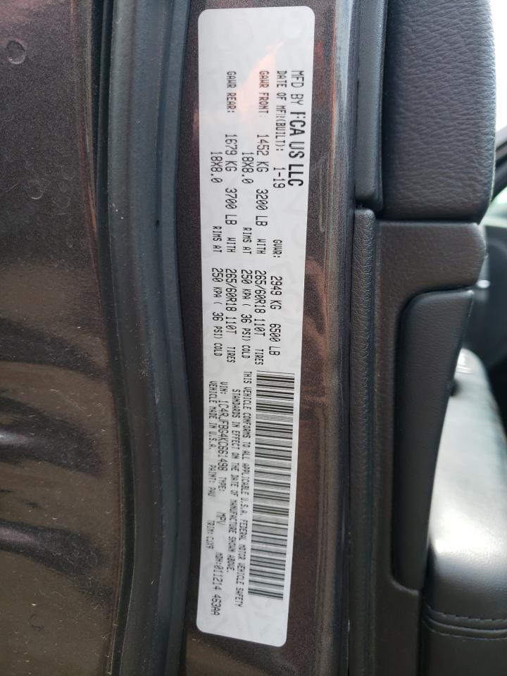 2019 Jeep Grand Cherokee Limited VIN: 1C4RJFBG4KC661498 Lot: 60643654