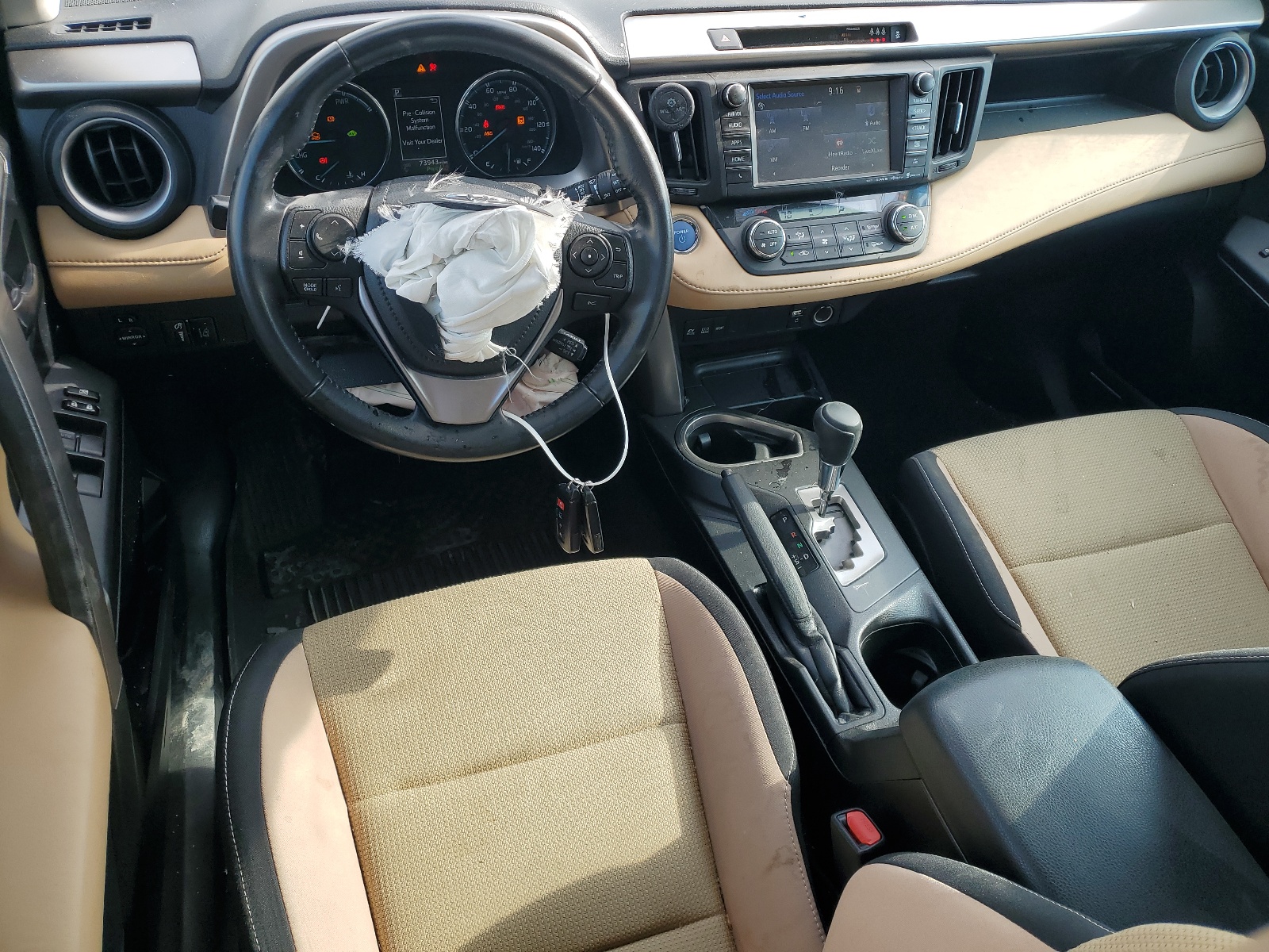 JTMRJREV2HD106242 2017 Toyota Rav4 Hv Le