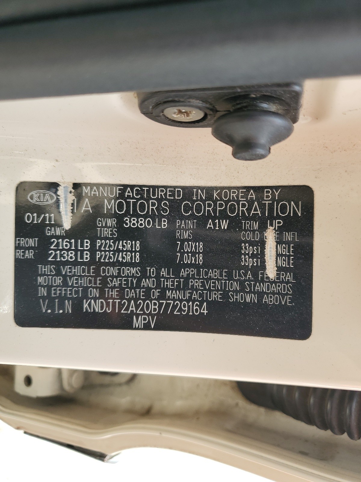 KNDJT2A20B7729164 2011 Kia Soul +