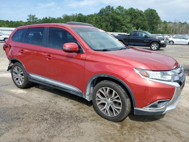  MITSUBISHI OUTLANDER 2017 Красный