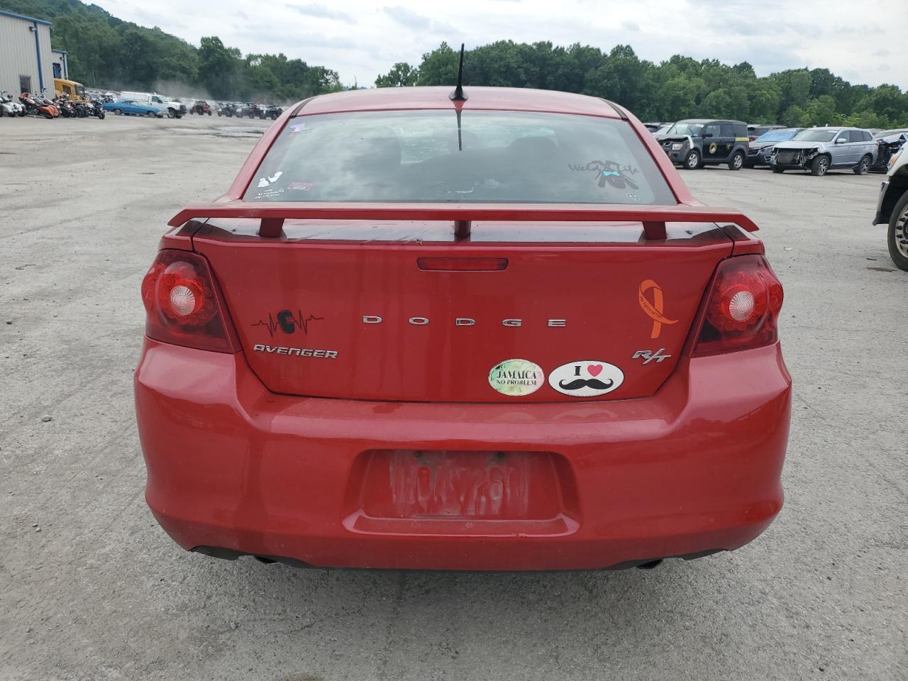2014 Dodge Avenger R/T VIN: 1C3CDZBG0EN136661 Lot: 62342154