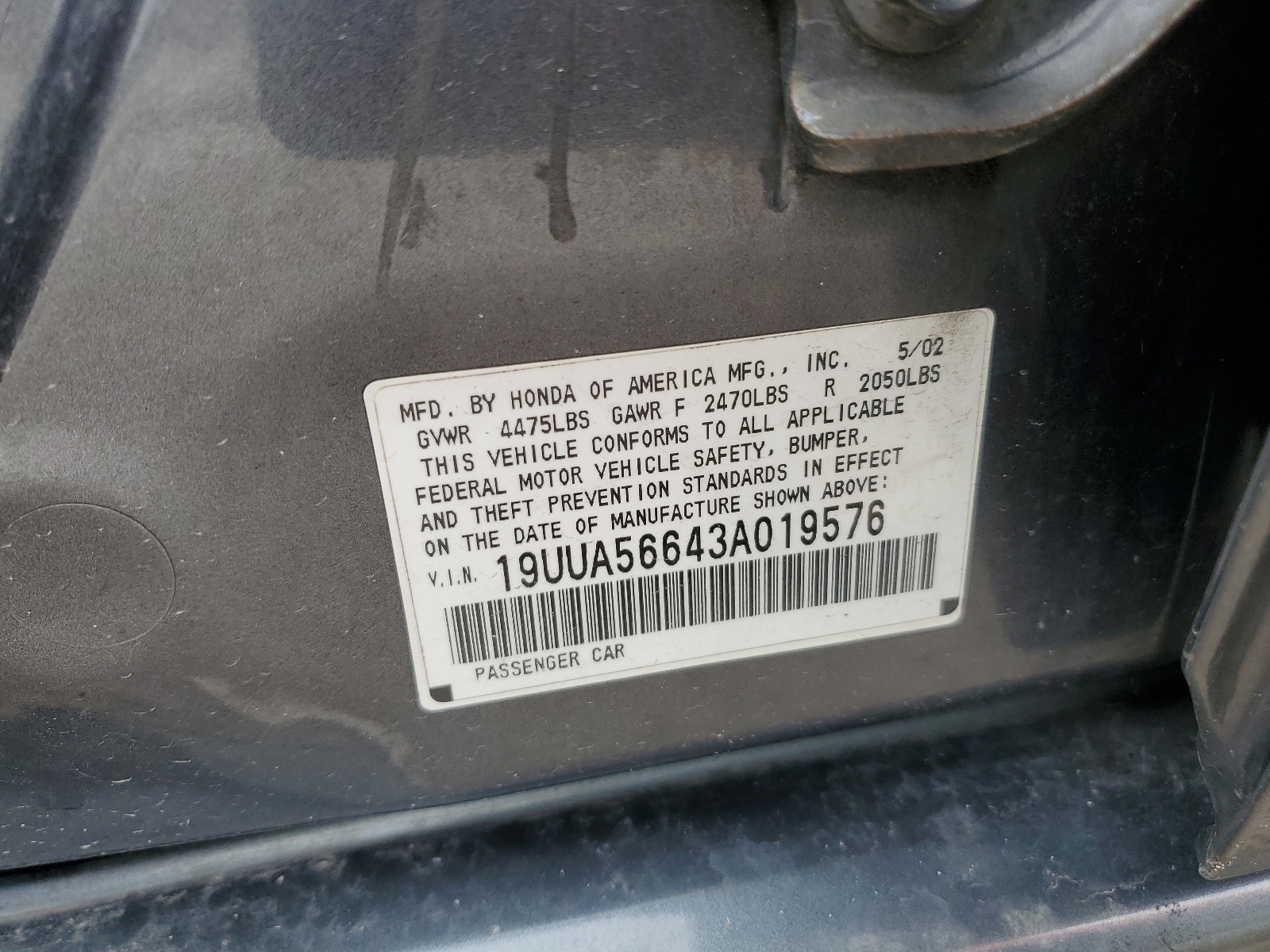 19UUA56643A019576 2003 Acura 3.2Tl