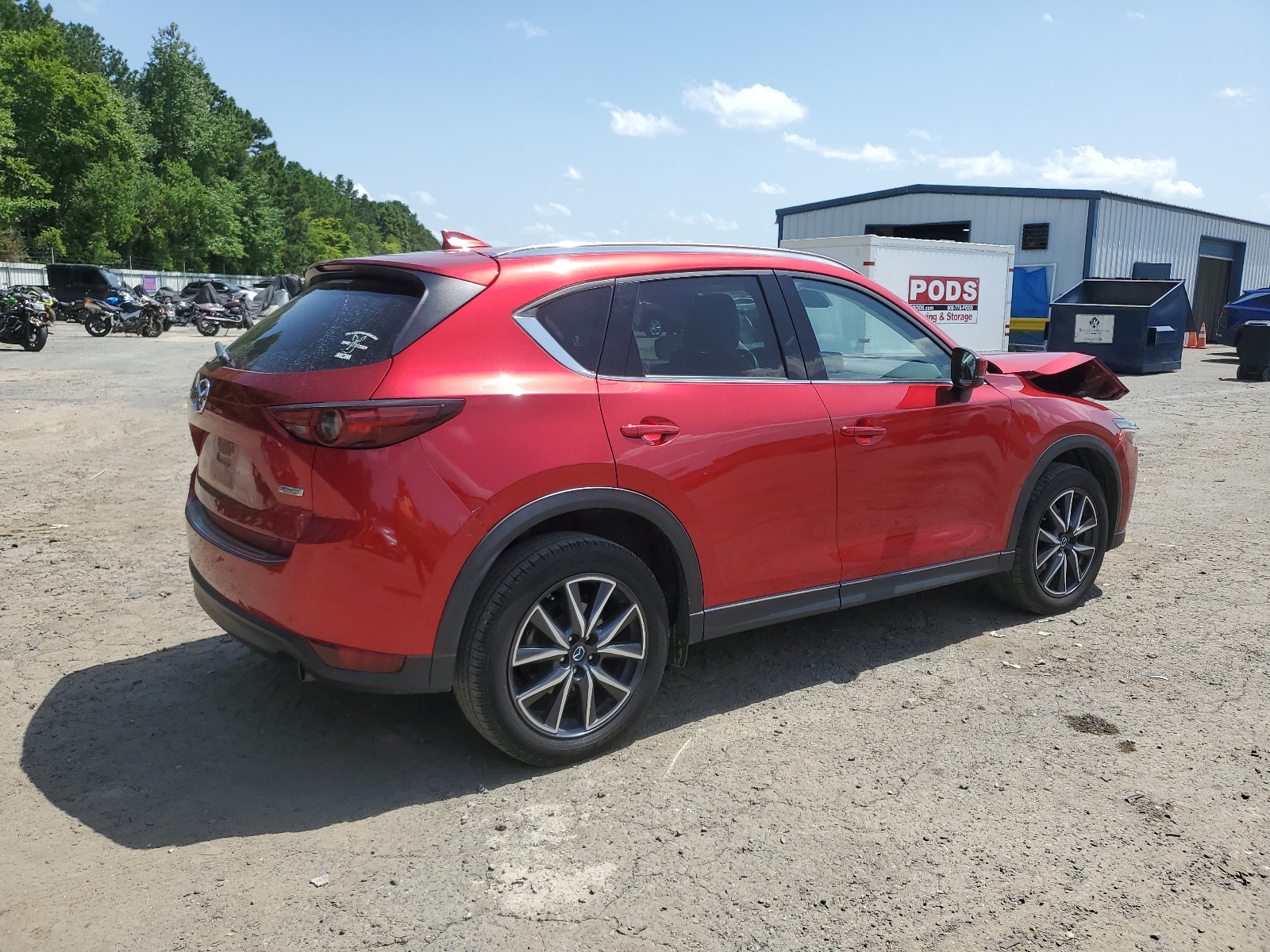 2017 Mazda Cx-5 Grand Touring vin: JM3KFADLXH0187607