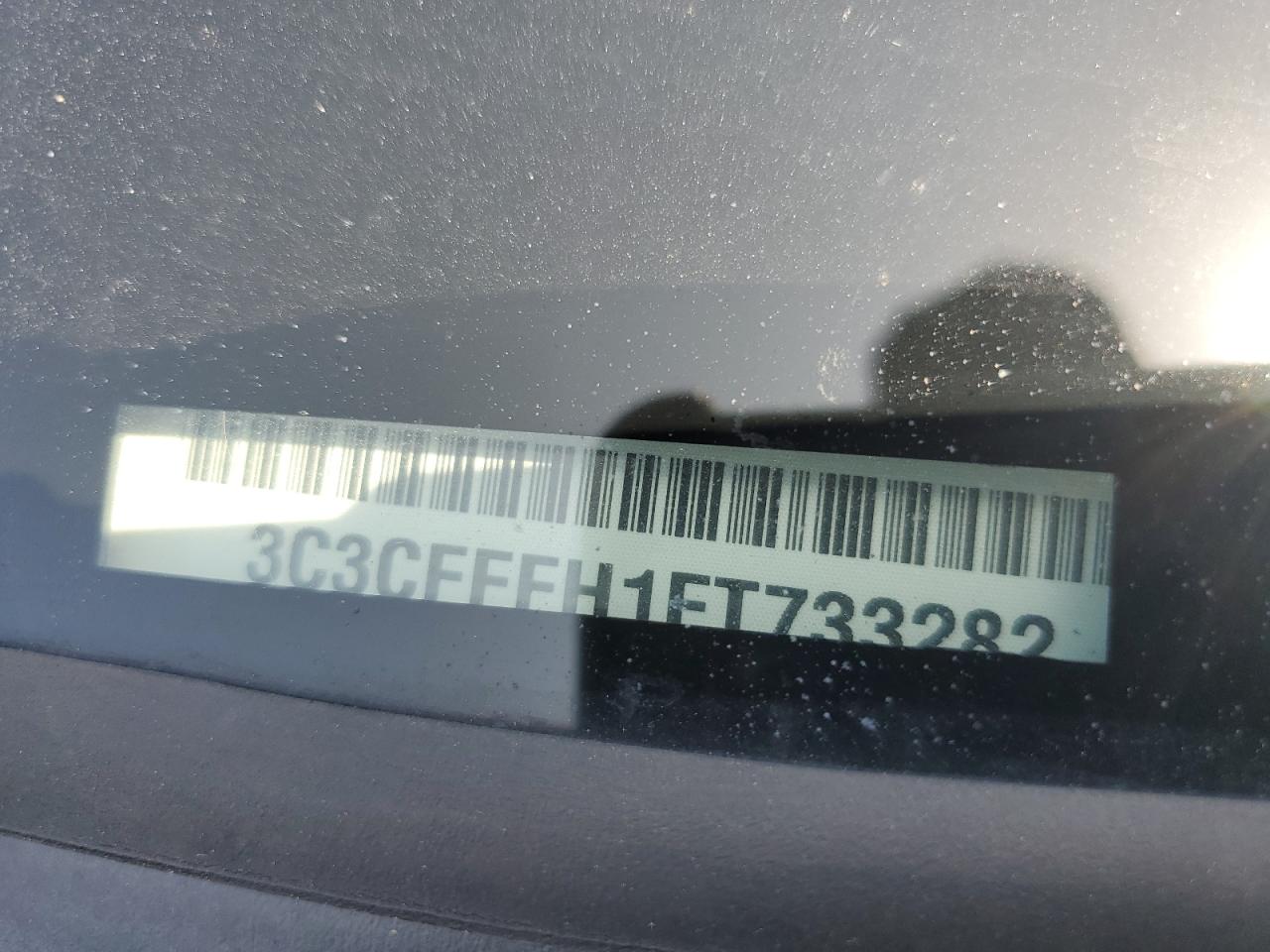 2015 Fiat 500 Abarth VIN: 3C3CFFFH1FT733282 Lot: 62739564