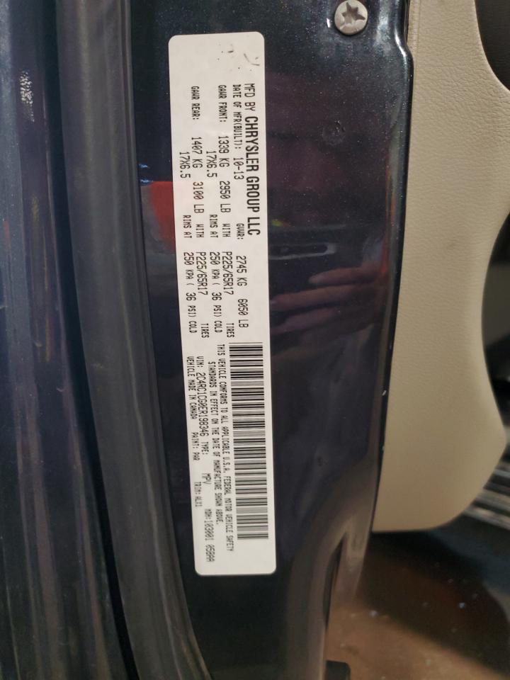 2014 Chrysler Town & Country Touring L VIN: 2C4RC1CG0ER198346 Lot: 61813234