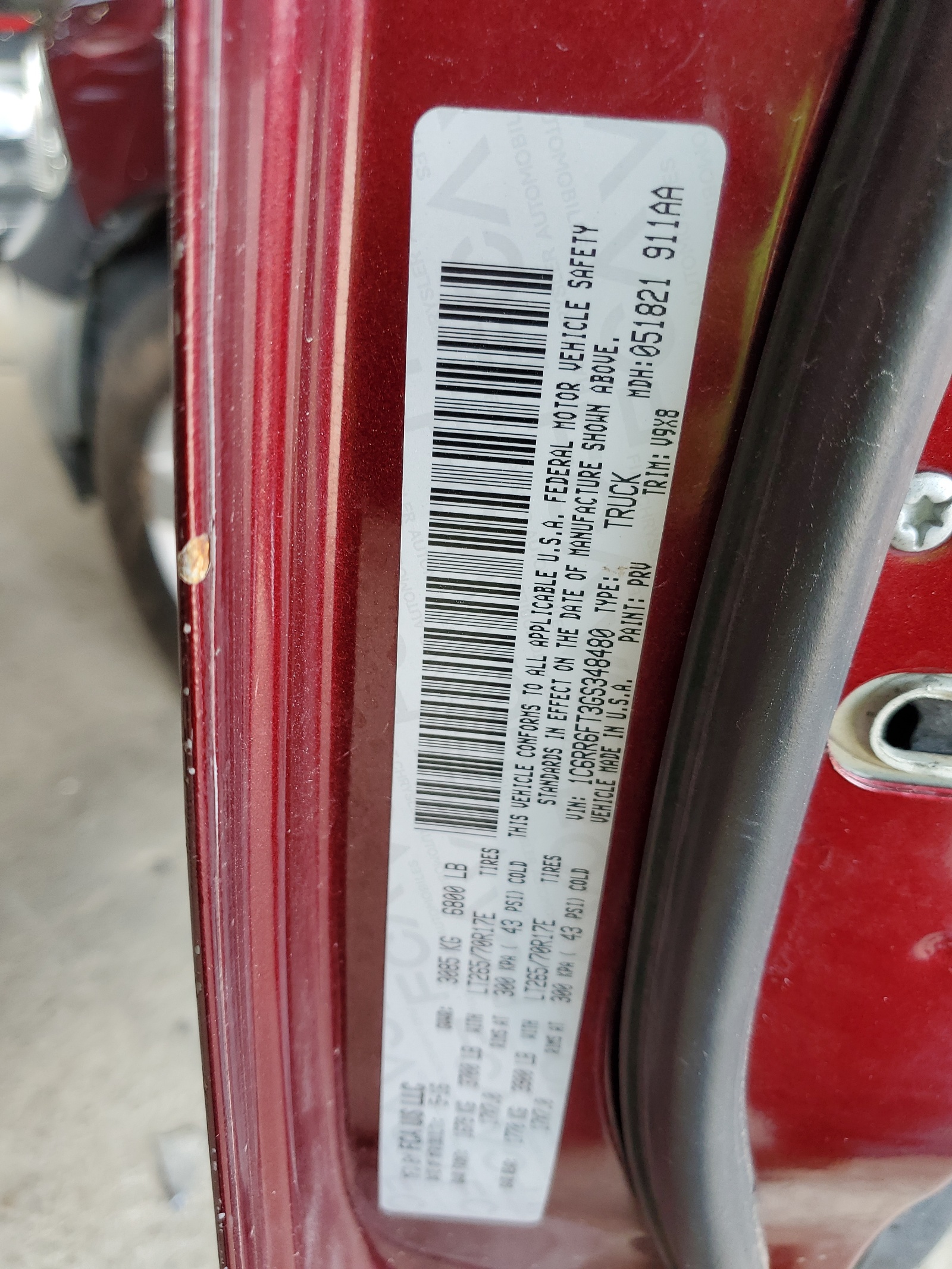 1C6RR6FT3GS348480 2016 Ram 1500 St