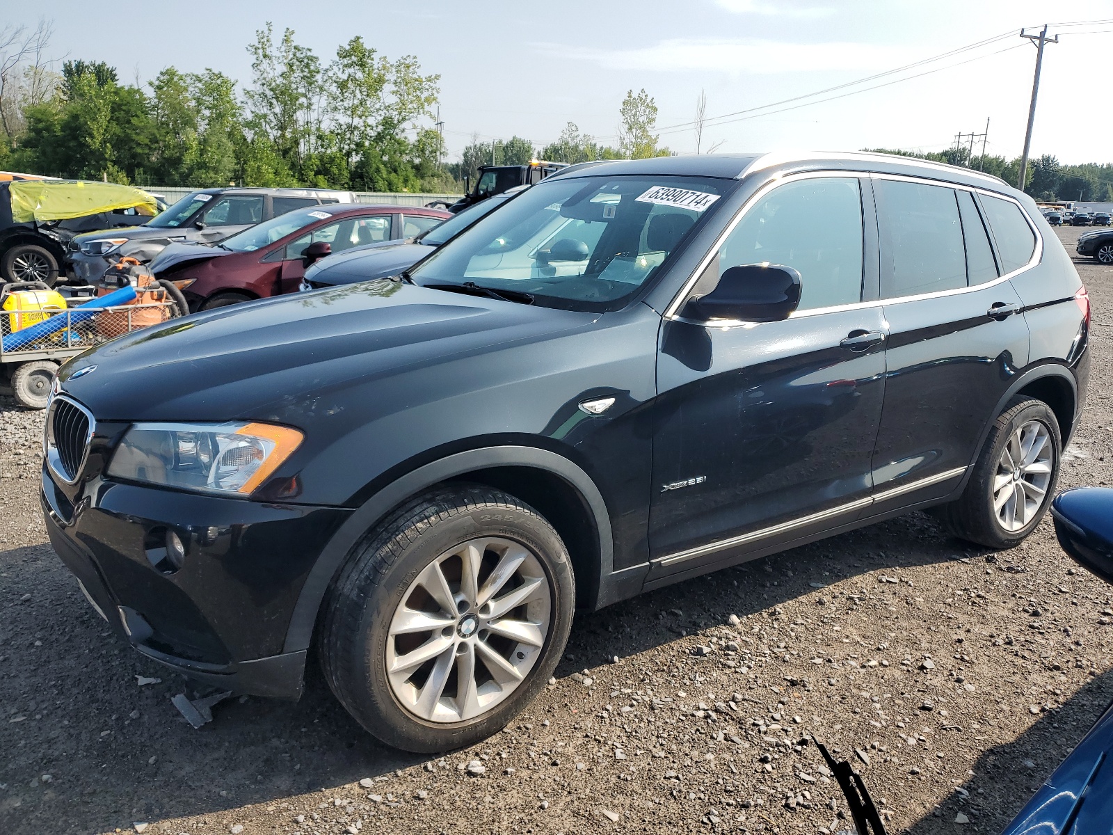 2013 BMW X3 xDrive28I vin: 5UXWX9C50D0A14215