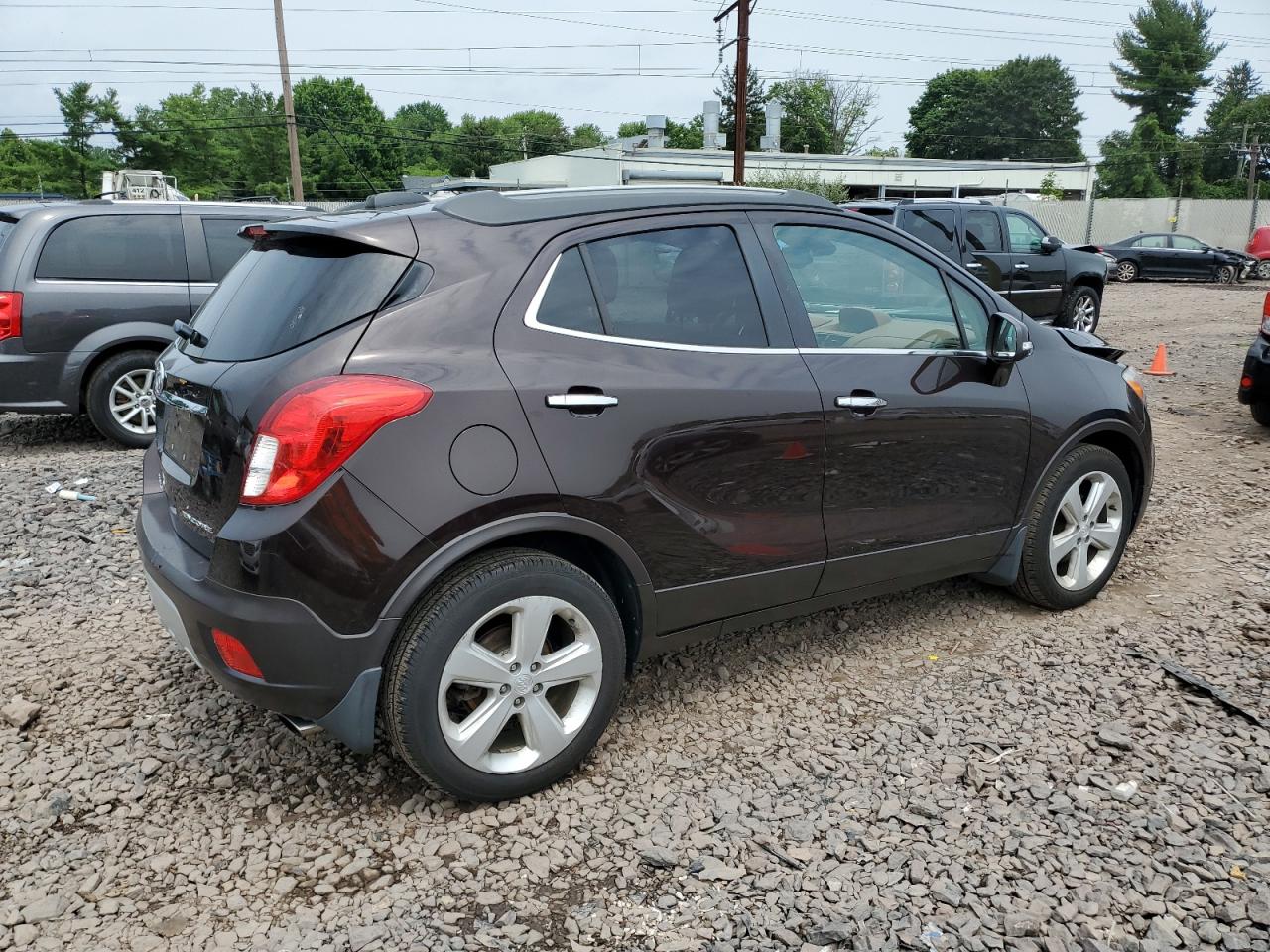 2015 BUICK ENCORE with FRONT END damage, VIN KL4CJCSB2FB108122