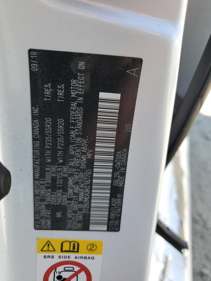 2019 Lexus Rx 350 Base VIN: 2T2BZMCA2KC167765 Lot: 63704514