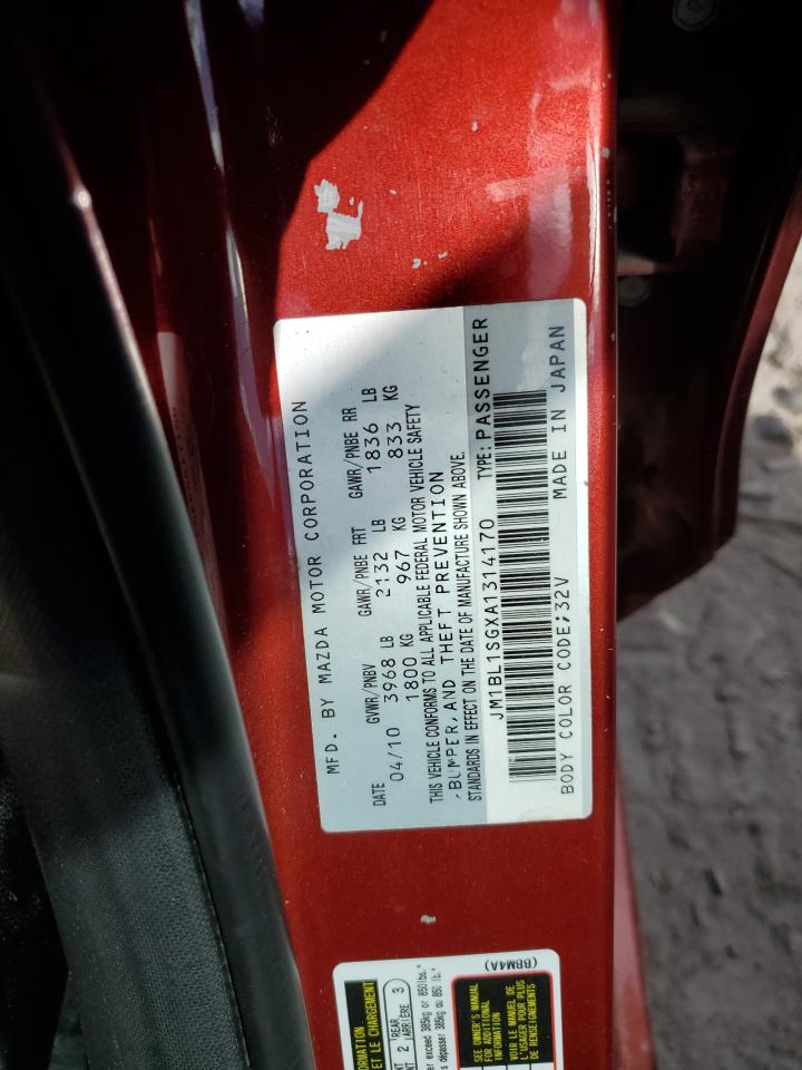 2010 Mazda 3 I VIN: JM1BL1SGXA1314170 Lot: 62492734