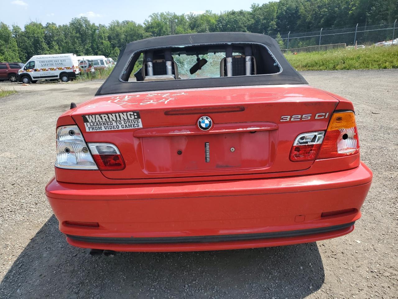 2001 BMW 325 Ci VIN: WBABS33421JY54872 Lot: 64764394