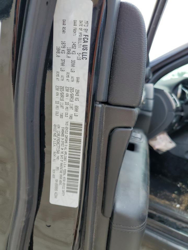 2019 Jeep Grand Cherokee Laredo VIN: 1C4RJFAGXKC771540 Lot: 61494424