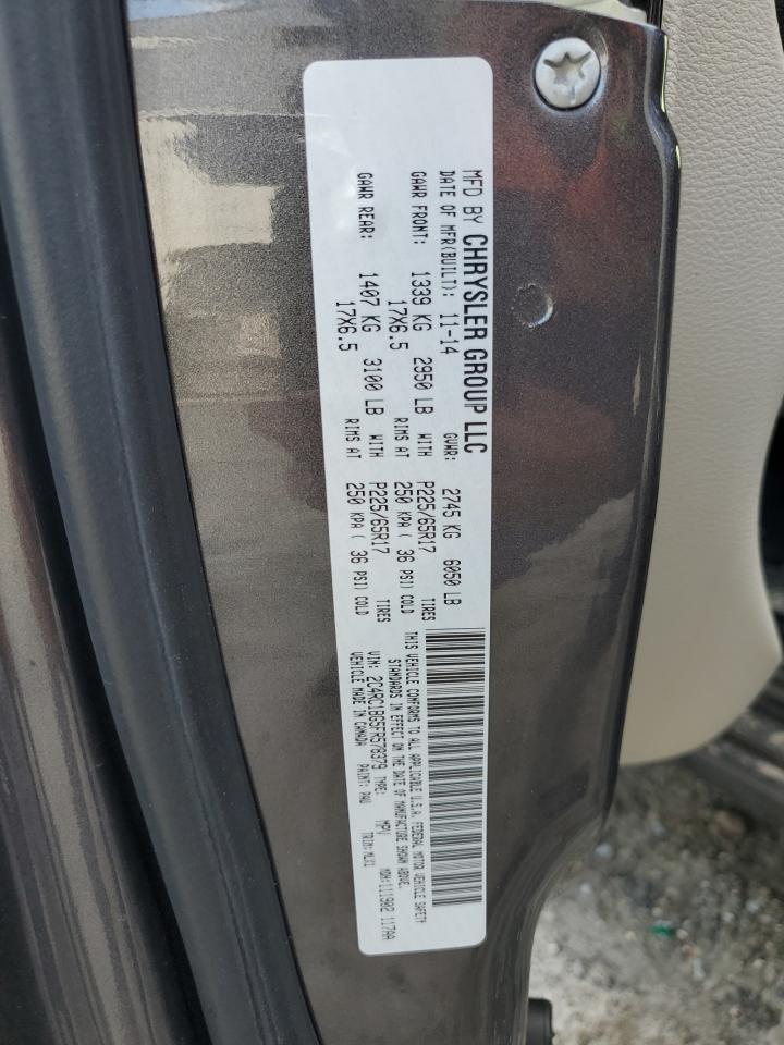 2015 Chrysler Town & Country Touring VIN: 2C4RC1BG5FR578379 Lot: 65094414