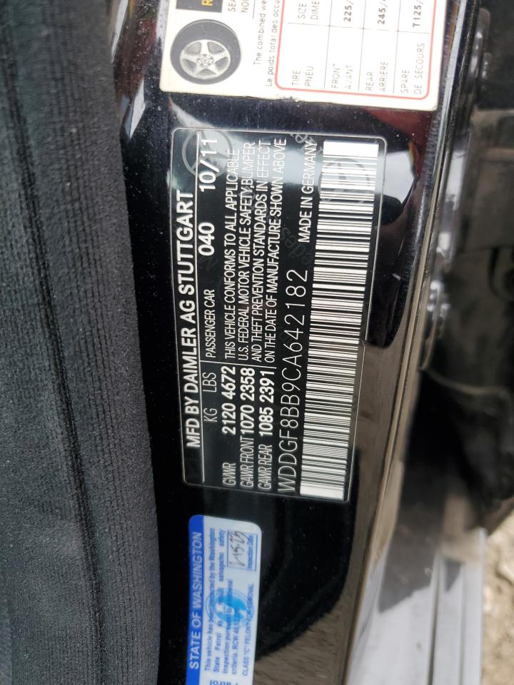 2012 Mercedes-Benz C 300 4Matic VIN: WDDGF8BB9CA642182 Lot: 65441404