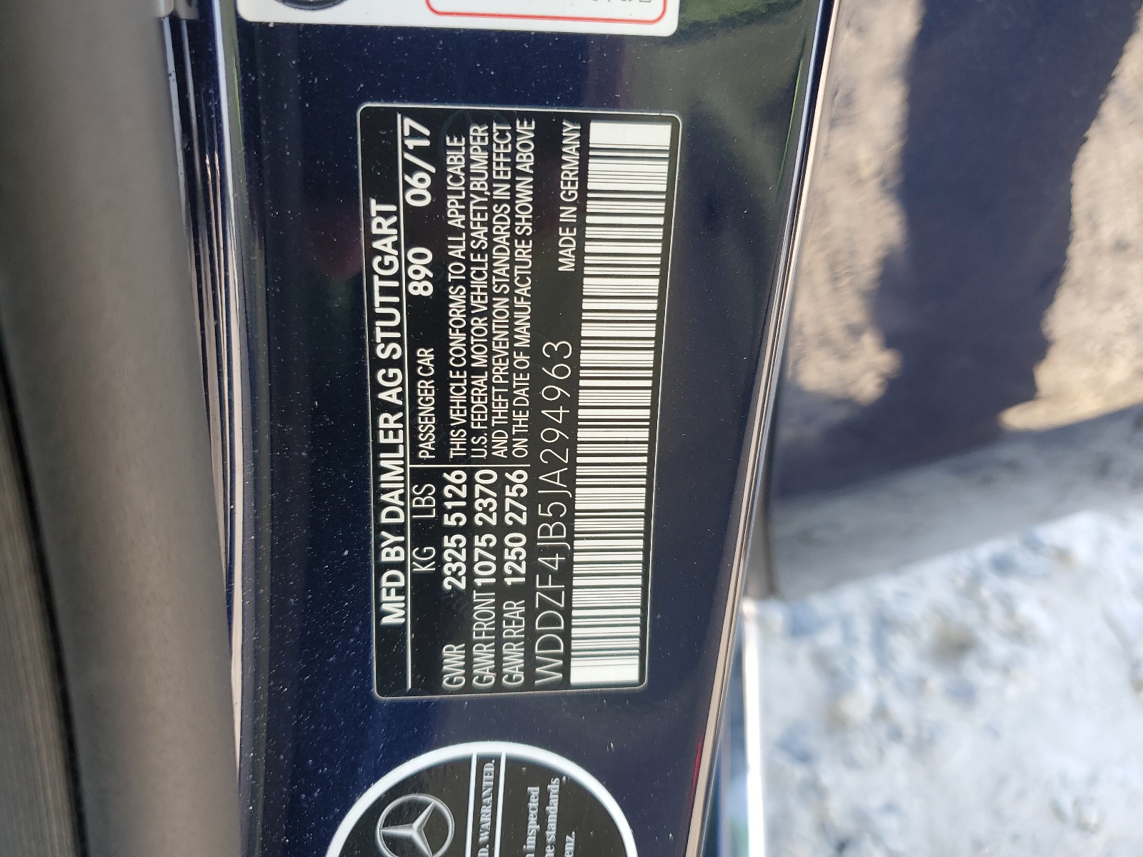 WDDZF4JB5JA294963 2018 Mercedes-Benz E 300