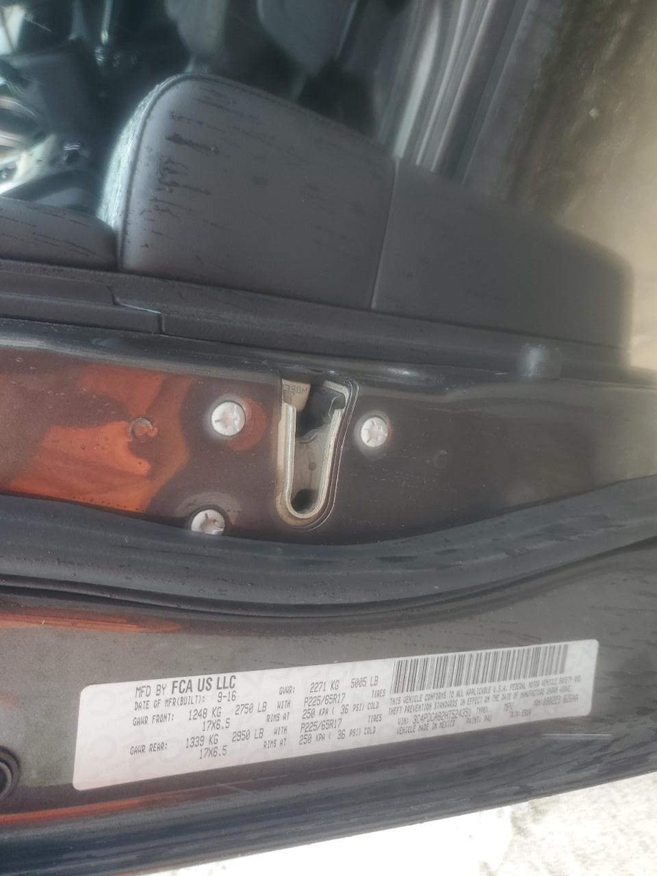 3C4PDCAB2HT524351 2017 Dodge Journey Se