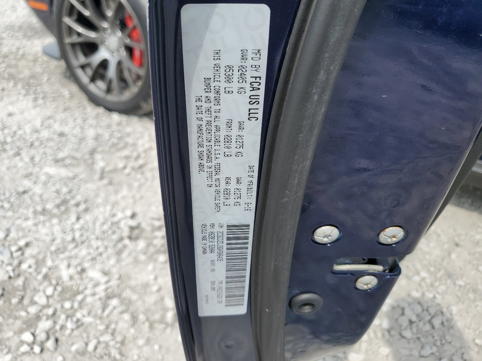 2C3CDZDJ3GH306435 2016 Dodge Challenger Srt 392