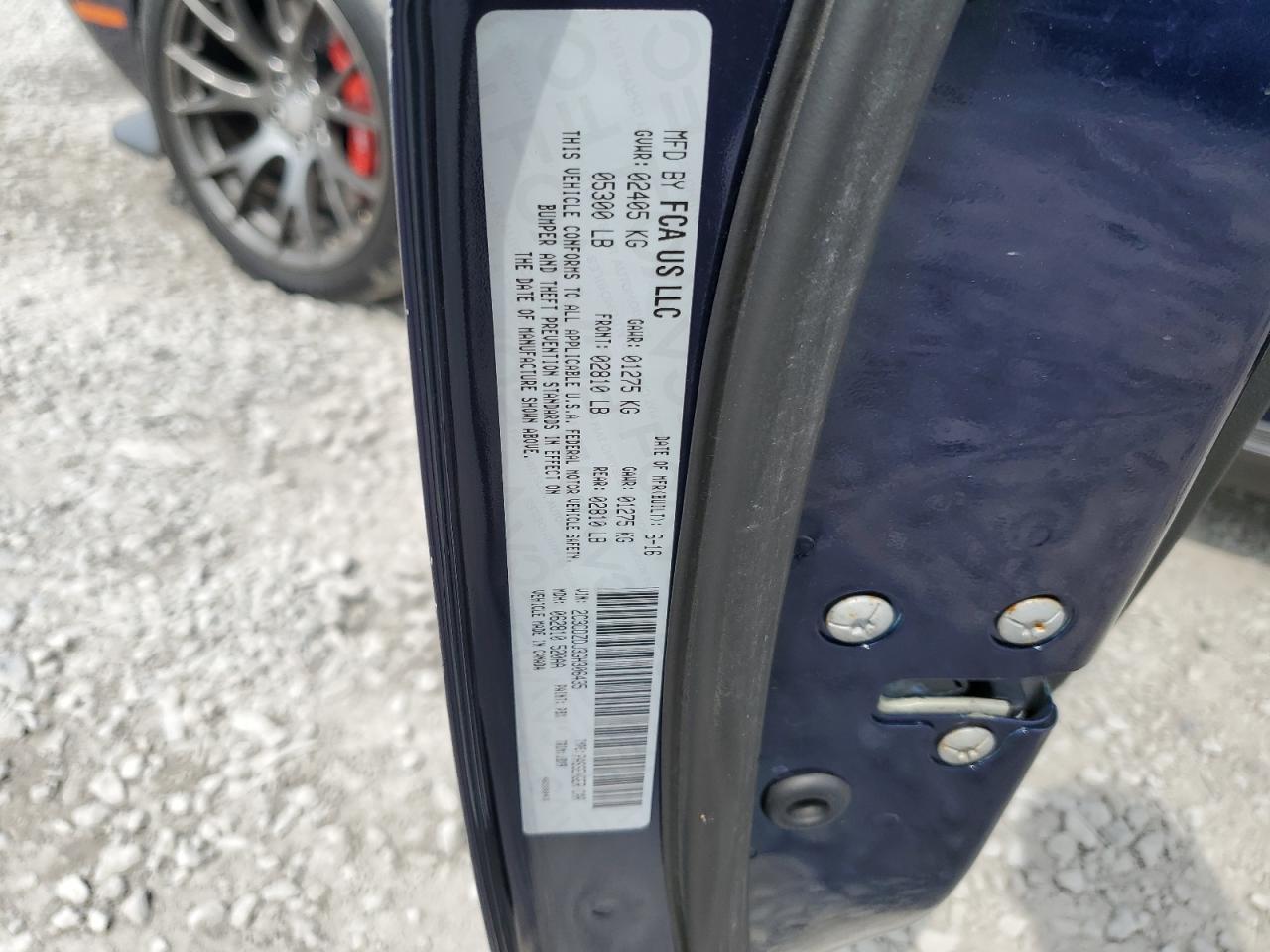 2016 Dodge Challenger Srt 392 VIN: 2C3CDZDJ3GH306435 Lot: 64086014