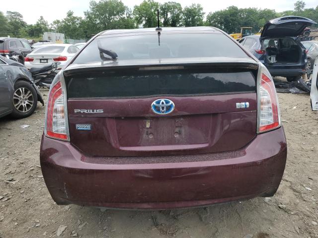  TOYOTA PRIUS 2013 Bordowy