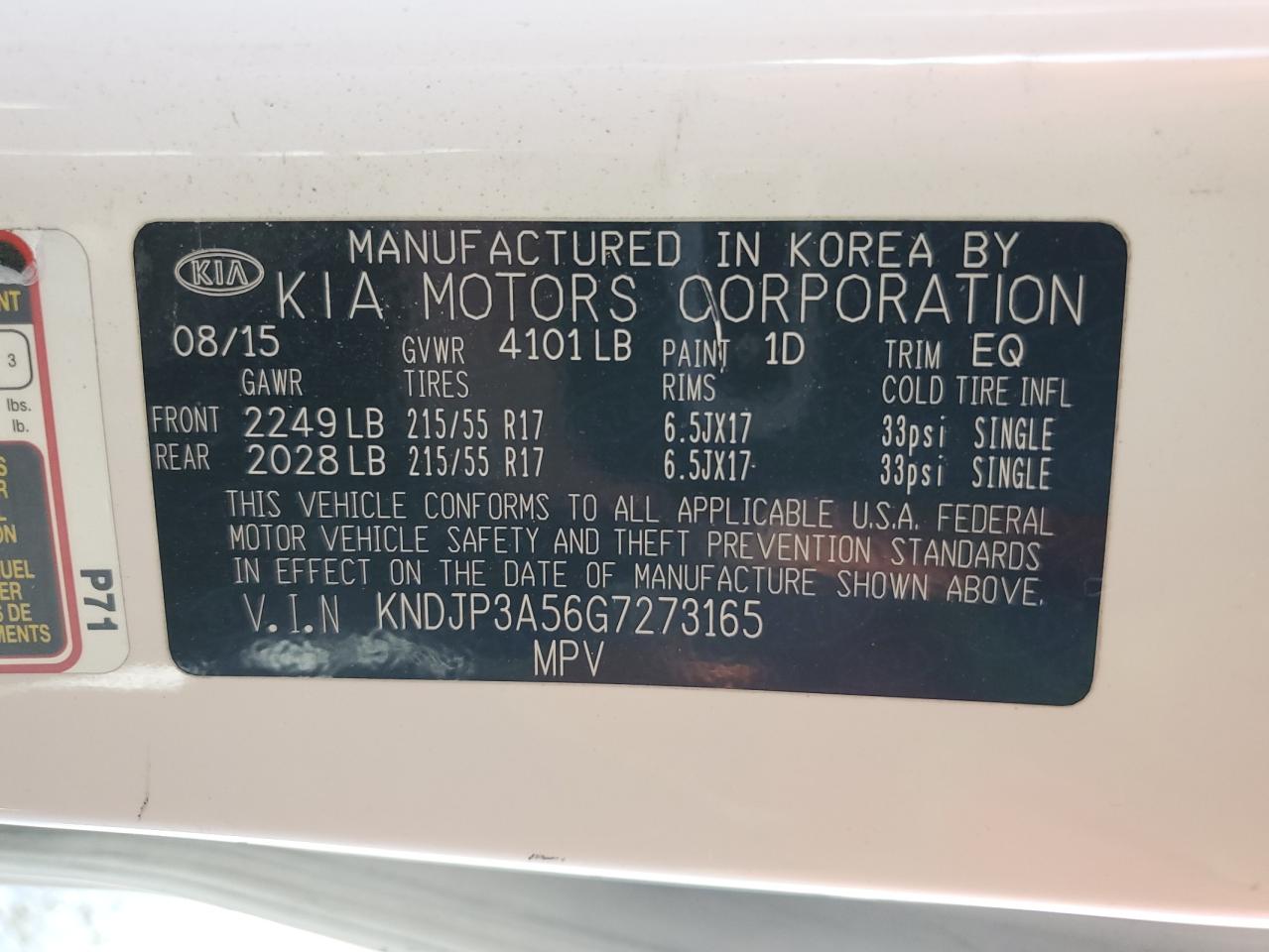 KNDJP3A56G7273165 2016 Kia Soul +