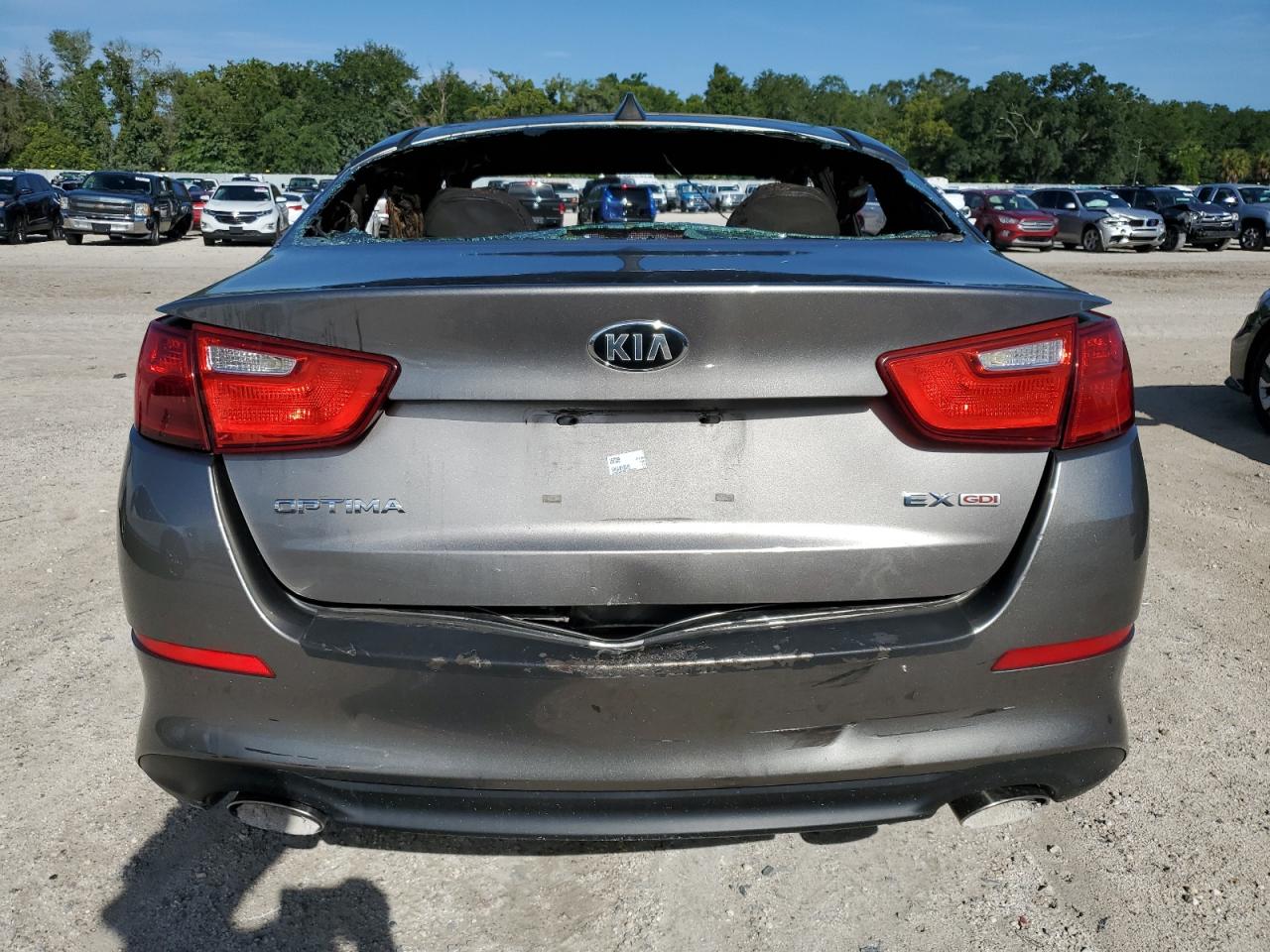 2015 Kia Optima Ex VIN: 5XXGN4A76FG504935 Lot: 63580034