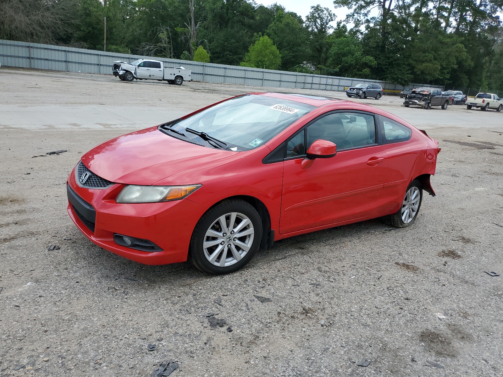 2012 Honda Civic Ex vin: 2HGFG3B86CH536530