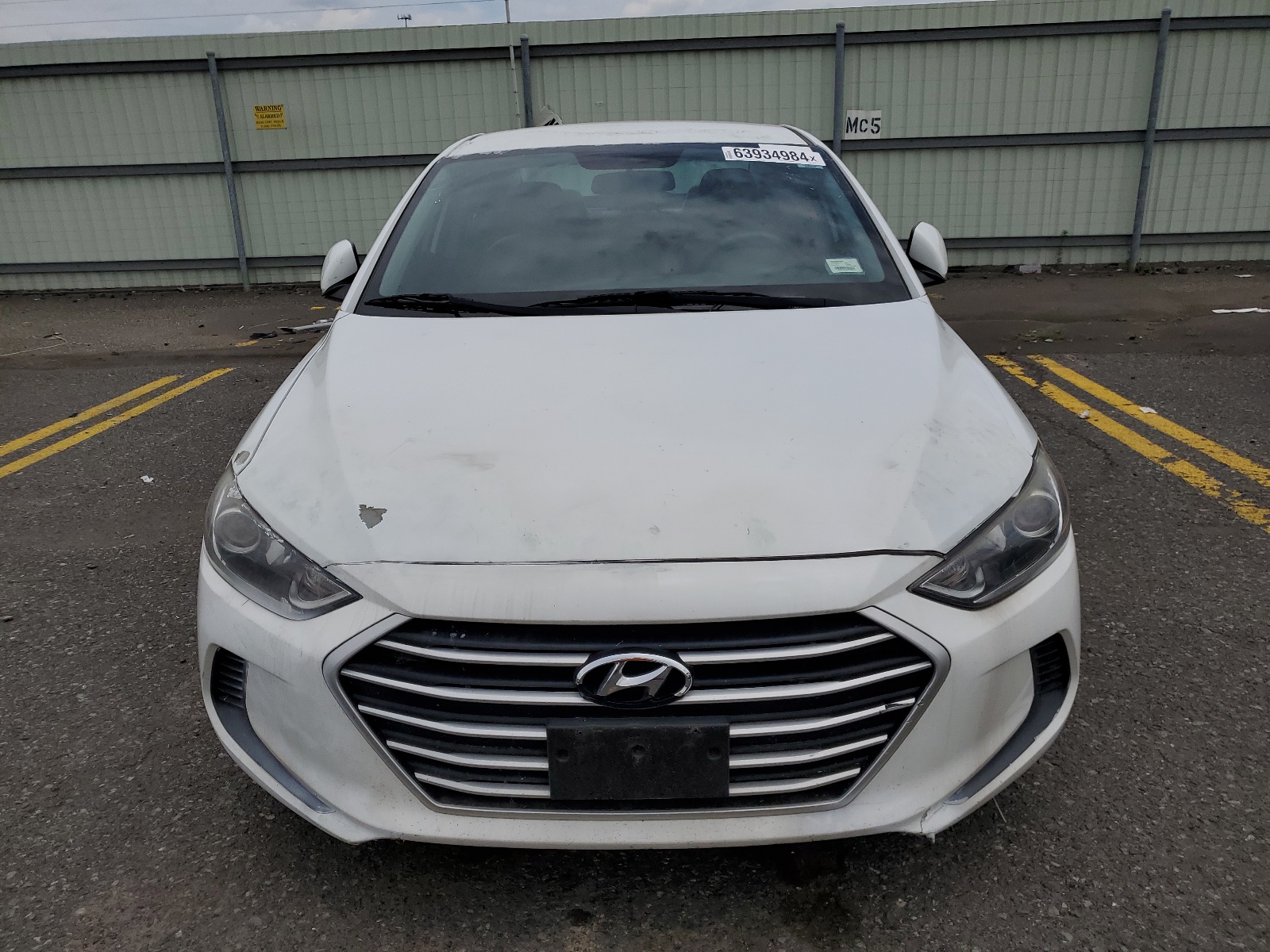 2017 Hyundai Elantra Se vin: 5NPD74LFXHH116132