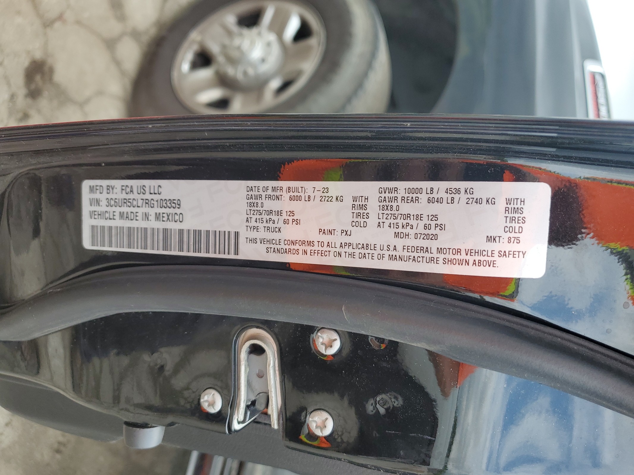 3C6UR5CL7RG103359 2024 Ram 2500 Tradesman