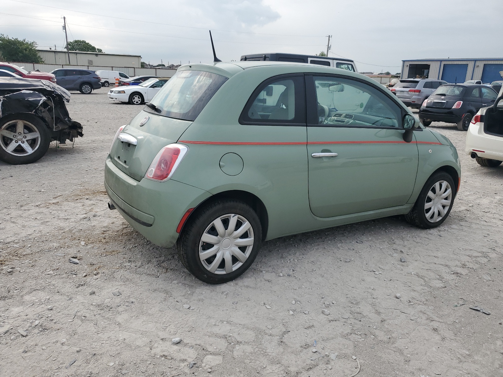 2012 Fiat 500 Pop vin: 3C3CFFAR4CT340016