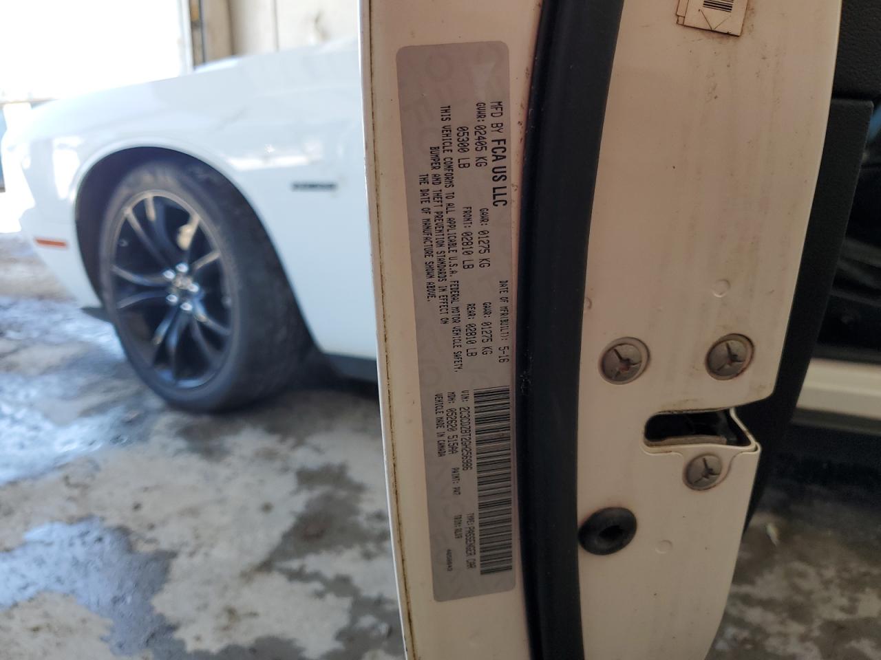 2016 Dodge Challenger R/T VIN: 2C3CDZBT2GH256986 Lot: 61470304