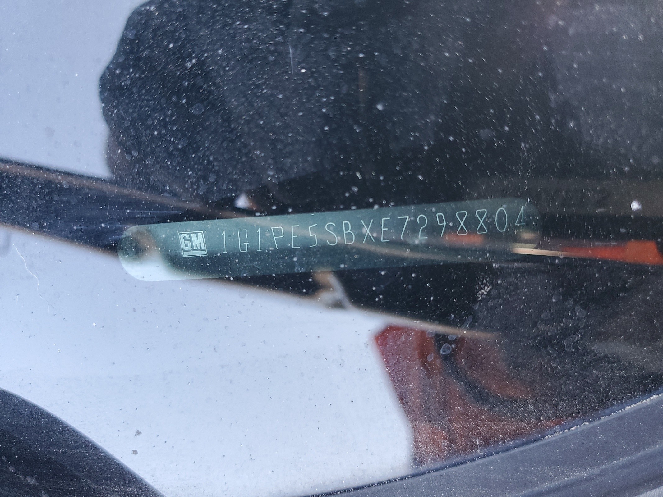 1G1PE5SBXE7298804 2014 Chevrolet Cruze Lt