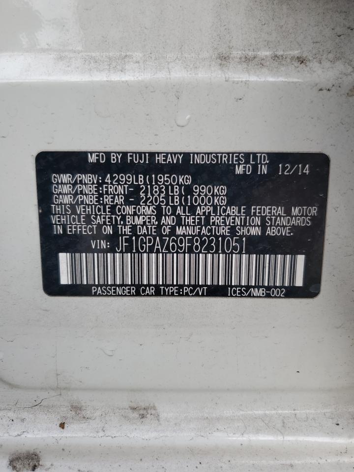 2015 Subaru Impreza Sport Limited VIN: JF1GPAZ69F8231051 Lot: 63232494