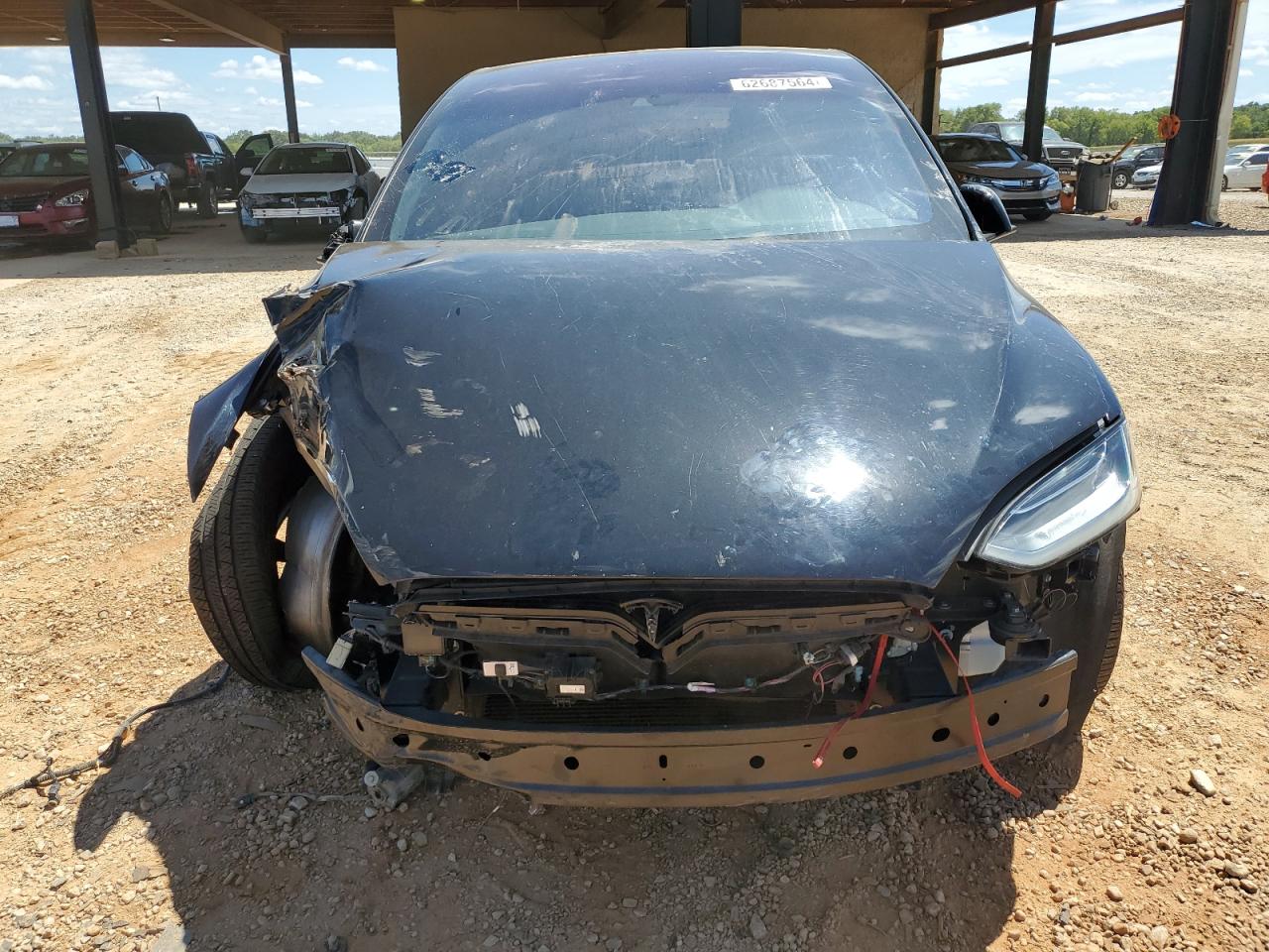 2016 Tesla Model X VIN: 5YJXCAE27GF001552 Lot: 62687564