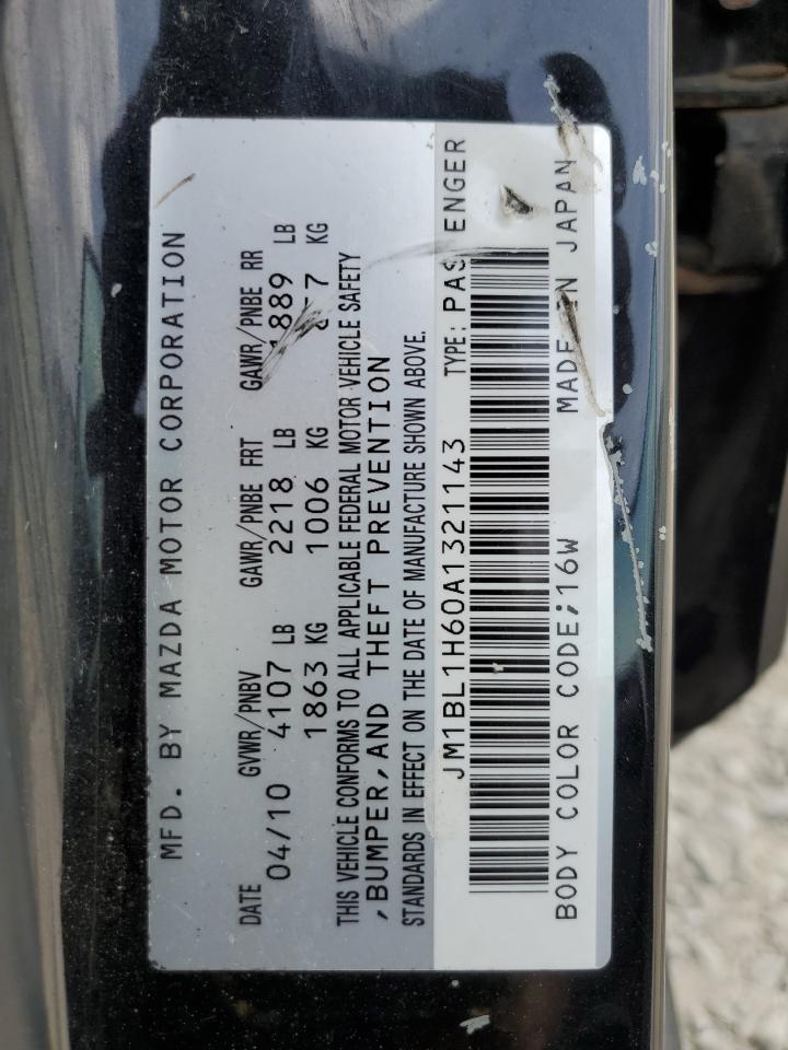 2010 Mazda 3 S VIN: JM1BL1H60A1321143 Lot: 64323154