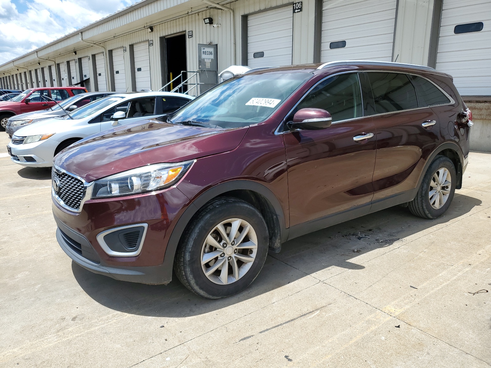 2017 Kia Sorento Lx vin: 5XYPG4A37HG238931