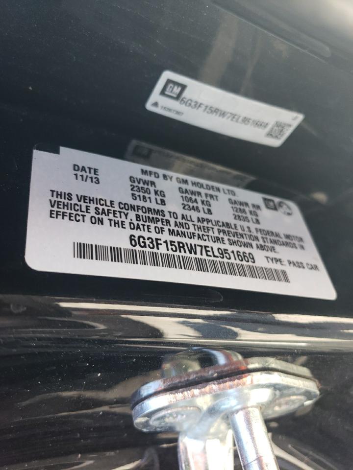 2014 Chevrolet Ss VIN: 6G3F15RW7EL951669 Lot: 65810034