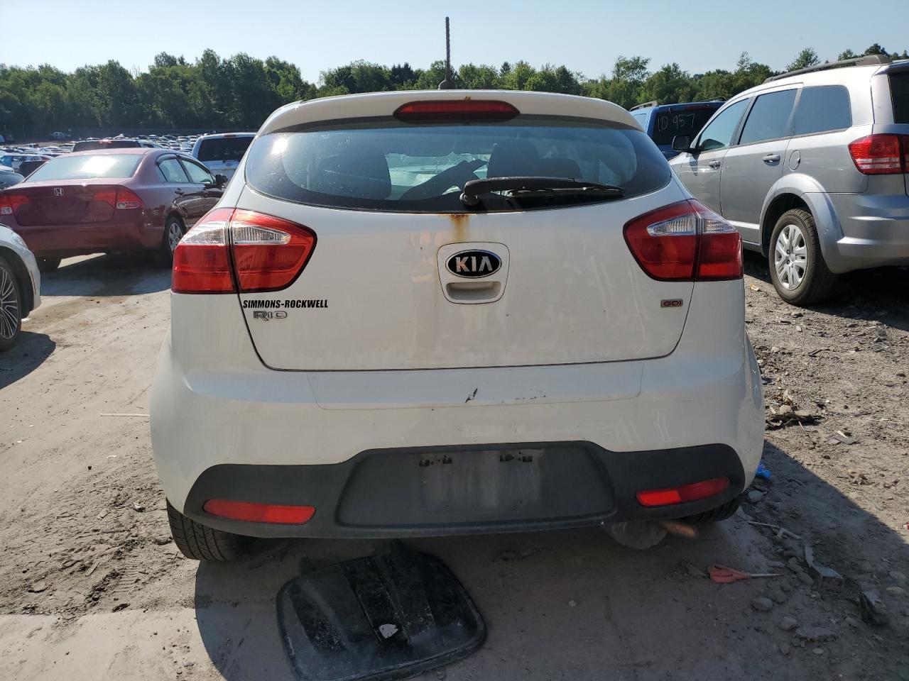 2013 Kia Rio Lx VIN: KNADM5A3XD6243696 Lot: 62729734