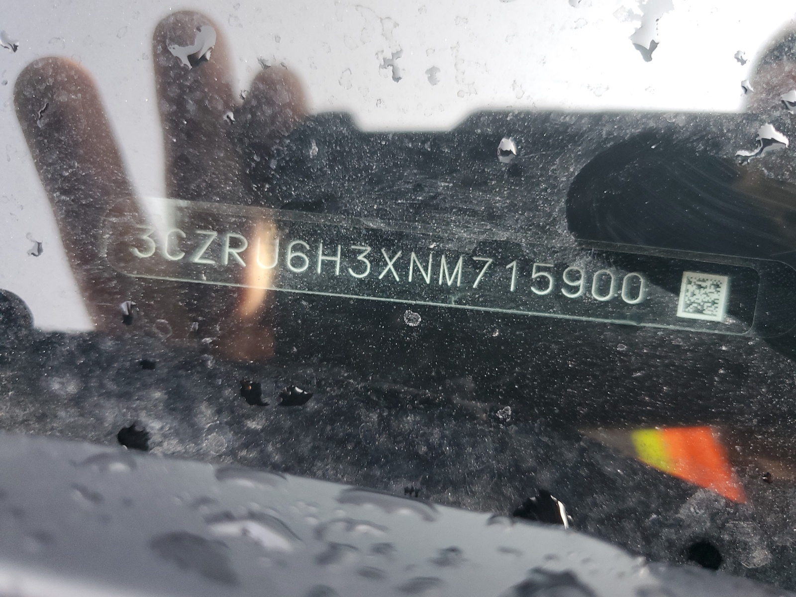 3CZRU6H3XNM715900 2022 Honda Hr-V Lx